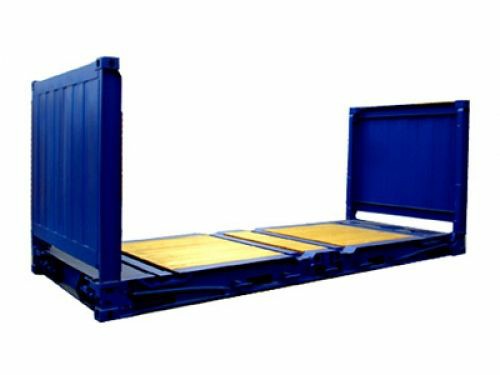 Flat track container